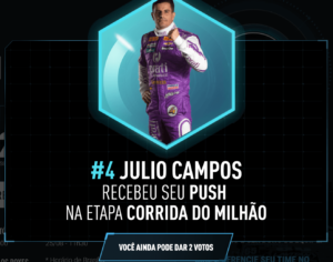 piloto julio campos fan push stock car